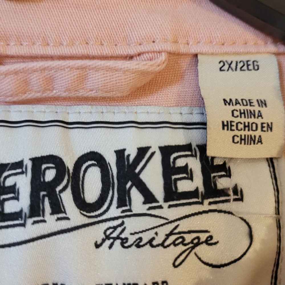 Cherokee Heritage pink denim 3/4 sleeve jacket 2XL - Picture 2 of 5